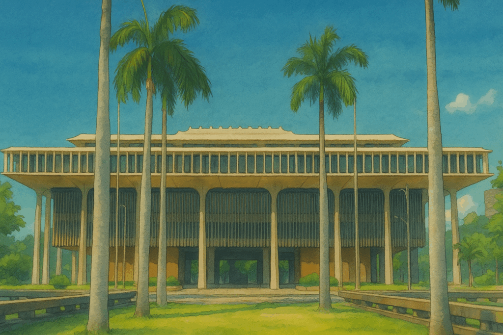 A image of the Hawaii State Capitol Building